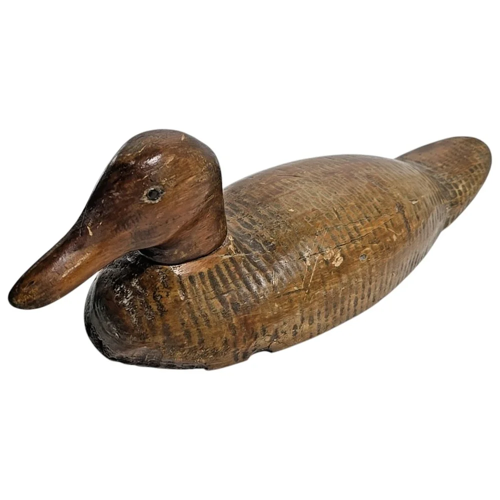Vintage/Antique Wood Duck Decoy Hunting Float 15
